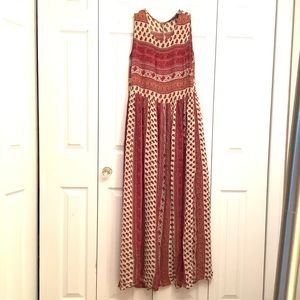 Minkpink Boho Floral flowy maxi dress